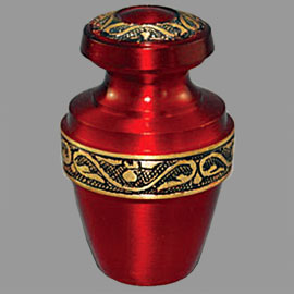 Brass cremation urns - Aristocrat 3 T8279K design