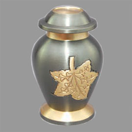 Brass cremation urns - Natura 2.5in T8306K design