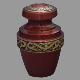 Brass cremation urns - Theus 2.5 T8626K design