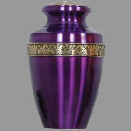 Brass cremation urns - Venus 10inch T8234A design
