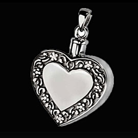 Cremation keepsake jewellery - Heart