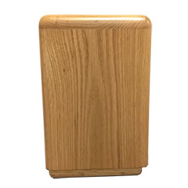 Timber cremation urns design number 6